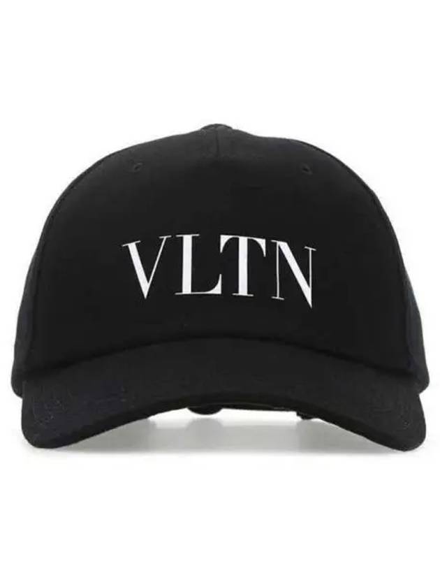 VLTN Logo Base Ball Cap Black - VALENTINO - BALAAN 2