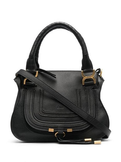 Marcie Small Double Carry Tote Bag Black - CHLOE - BALAAN 2