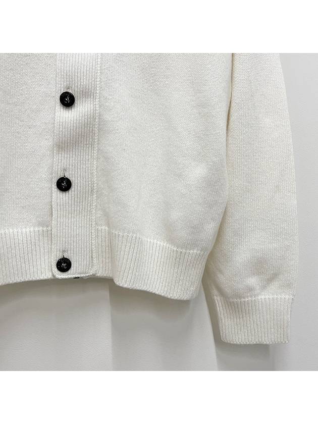 Kids Stone Island Cardigan 8116503 WHITE - STONE ISLAND - BALAAN 7