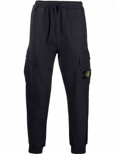 Wappen Patch Jogger Baggy Pants Navy - STONE ISLAND - BALAAN 1