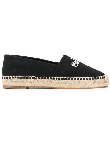 Logo fabric espadrilles black - CELINE - BALAAN 1