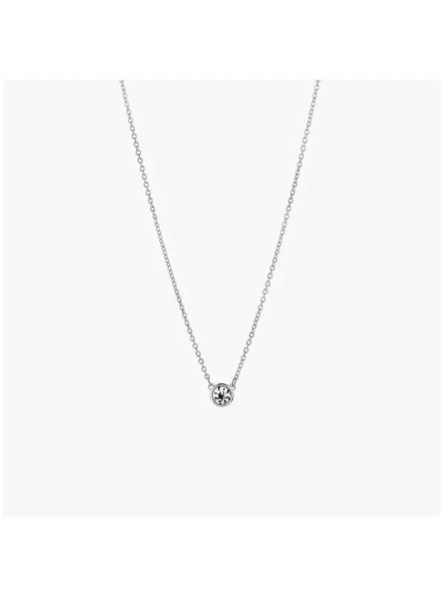 Imber Crystal Pendant Necklace Silver - SWAROVSKI - BALAAN 4