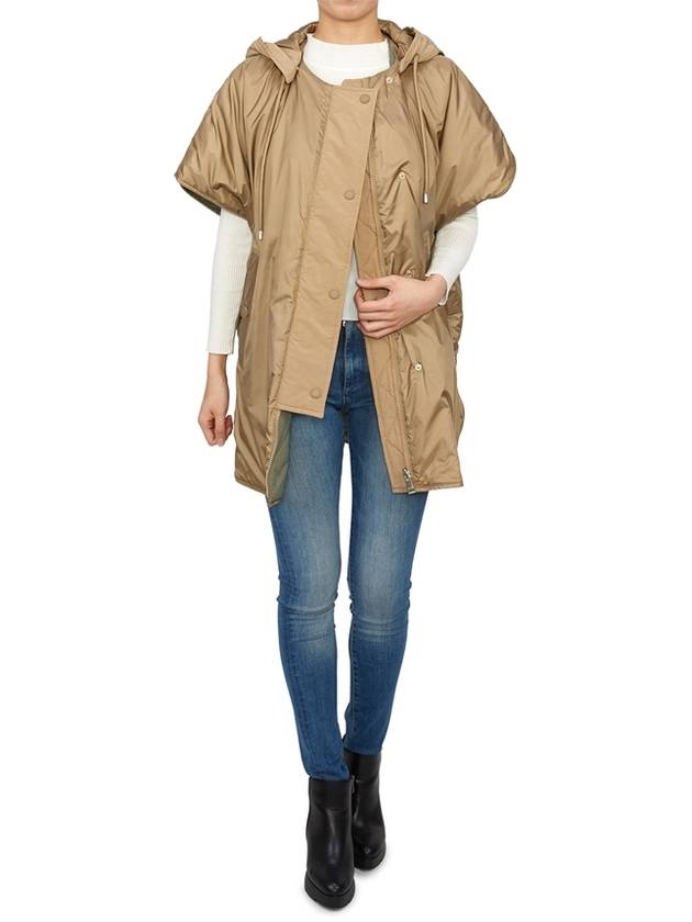 Weekend Egemone Reversible Padded Cape Beige - MAX MARA - BALAAN 8