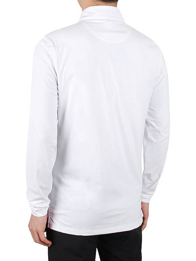 Ice Nylon Sun Golf PK Long Sleeve T-Shirt White - G/FORE - BALAAN 6