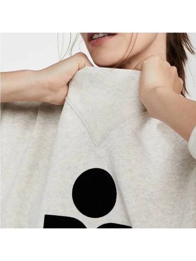 Moby Logo Print Sweatshirt Ecru - ISABEL MARANT - BALAAN 6