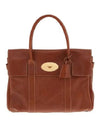 Natural Vegetable Tanned Bayswater Tote Bag Oak - MULBERRY - BALAAN 3