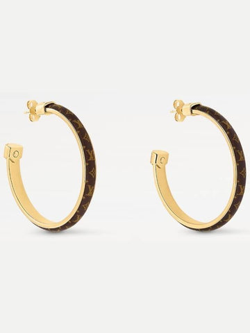 M01627 LV Signature Earrings - LOUIS VUITTON - BALAAN 1