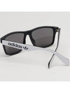 Eyewear Logo Rectangular Sunglasses Shiny Black - ADIDAS - BALAAN 5