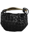 Sardin Intrecciato Mini Tote Bag Black - BOTTEGA VENETA - BALAAN 6