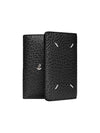 Zip Compact Tri-Fold Half Wallet Black - MAISON MARGIELA - BALAAN 2