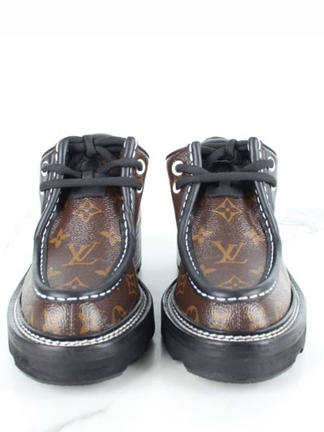 LV Beaubourg Platform Derby Shoes 37 240 - LOUIS VUITTON - BALAAN 3