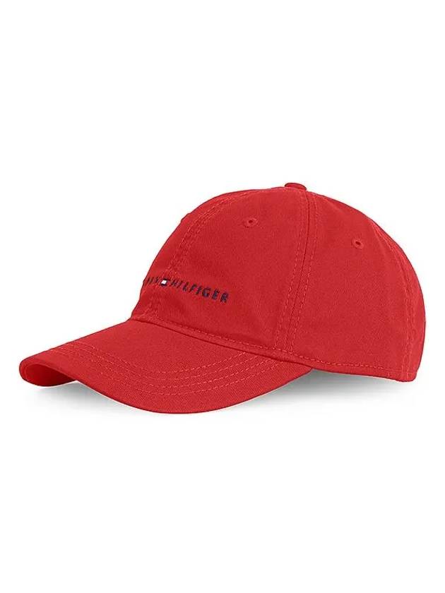 Logo Classic Ball Cap Red - TOMMY HILFIGER - BALAAN 1