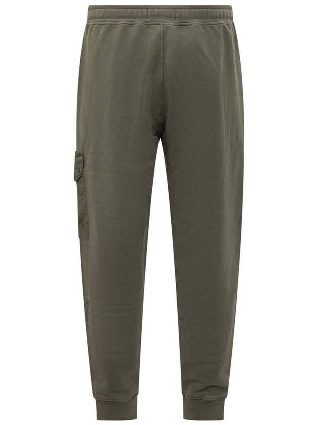 Compass Badge Panel Track Pants Musk Green - STONE ISLAND - BALAAN 3