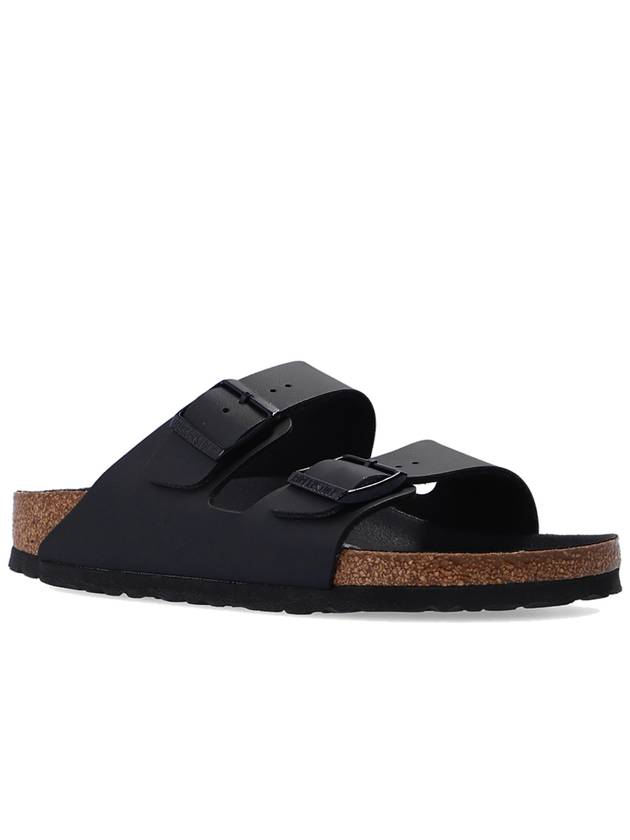 Arizona Double Buckle Slippers Black - BIRKENSTOCK - BALAAN 5