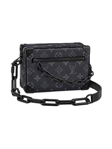 Mini Soft Trunk Monogram Eclipse Cross Bag Grey - LOUIS VUITTON - BALAAN 1