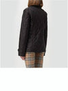 Diamond Quilted Thermoregulated Jacket Black - BURBERRY - BALAAN 7