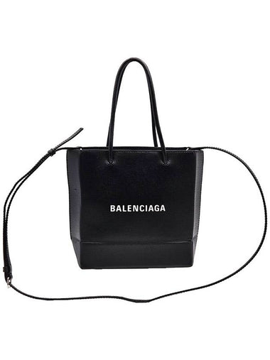 Balenciaga 597858 Black Logo Everyday Shopping XXS 2WAY - BALENCIAGA - BALAAN 1