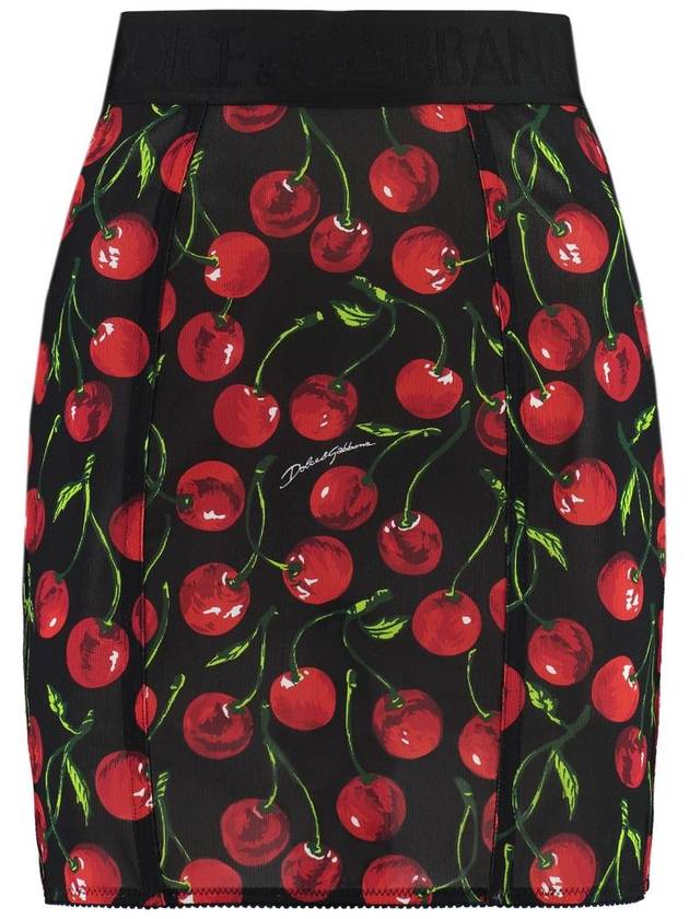 Short Skirt F4CJVTFSUA3 HN4IY MULTICOLOR - DOLCE&GABBANA - BALAAN 2