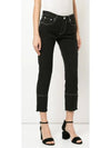 Women's Crop Jeans Black - MSGM - BALAAN 3