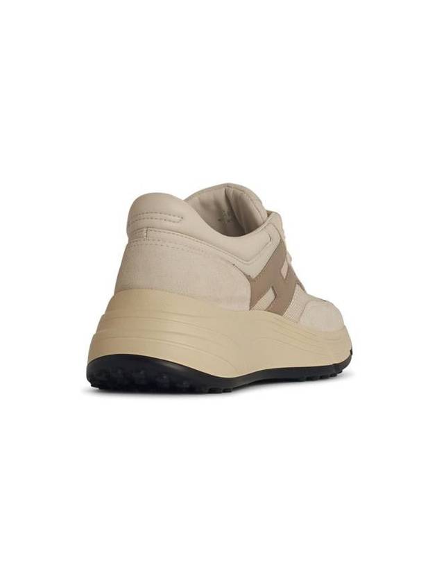 Hogan 'H669' Beige Leather Sneakers - HOGAN - BALAAN 3