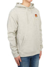 Fox Head Logo Hoodie Grey - BARBOUR - BALAAN 4