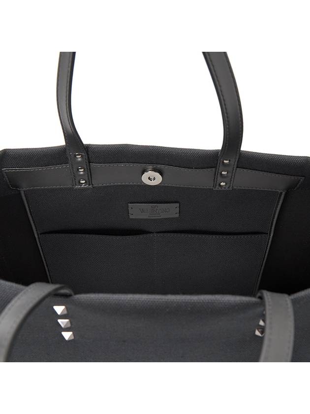 Medium Shopper Tote Bag Black - VALENTINO - BALAAN.