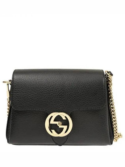 GG Interlocking Chain Mini Shoulder Bag Black - GUCCI - BALAAN 2