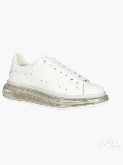 Oversized Clear Sole Low Top Sneakers White - ALEXANDER MCQUEEN - BALAAN 2