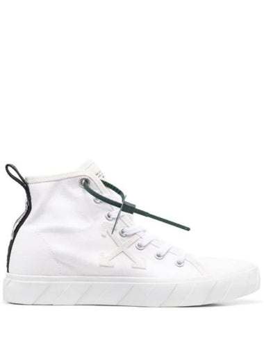 Canvas High Top Sneakers White - OFF WHITE - BALAAN 1