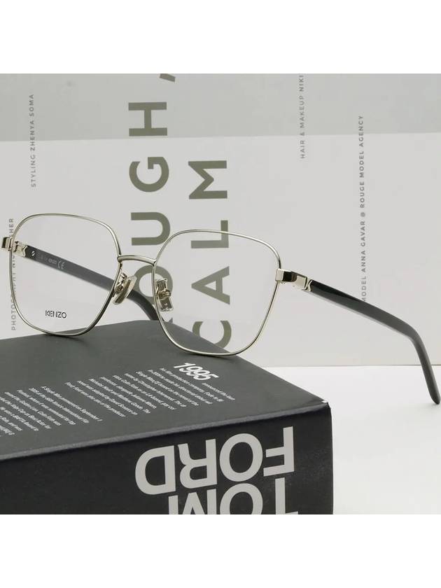 Glasses Frame KZ50126U 032 Men Women Light Gold Frame Glasses - KENZO - BALAAN 2