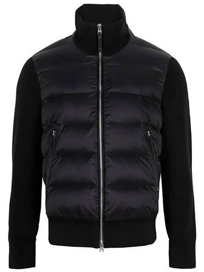 Zip-Up Quilted Down Padding Black - TOM FORD - BALAAN 2