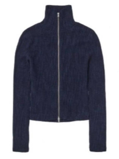 Slim Linen Zip-Up Jacket Navy - OUR LEGACY - BALAAN 2