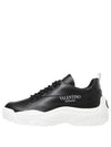 Gumboy Banshee Low Top Sneakers Black - VALENTINO - BALAAN 3