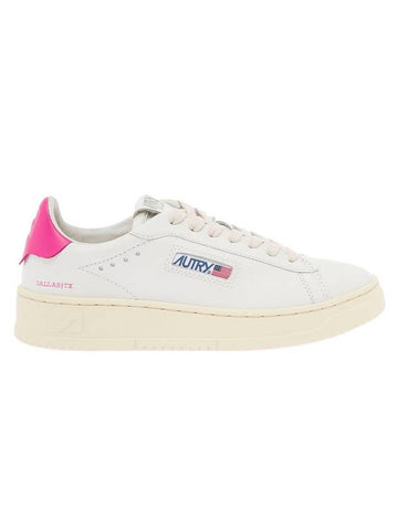 Dallas Low Top Sneakers White Pink - AUTRY - BALAAN 1