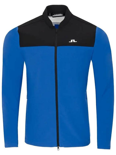 Jeff Hybrid Zip-Up Jacket Nautical Blue - J.LINDEBERG - BALAAN 2