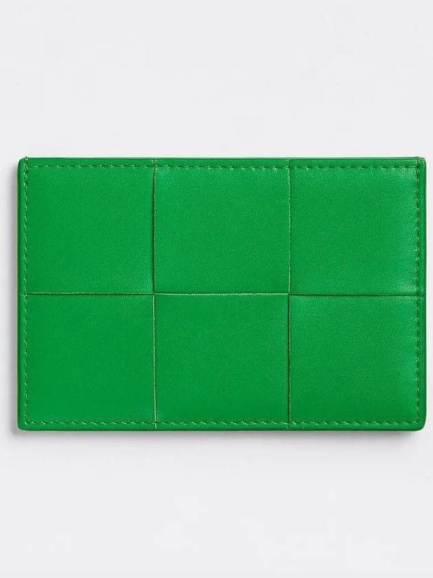 Intrecciato Calfskin Card Wallet Green - BOTTEGA VENETA - BALAAN 2