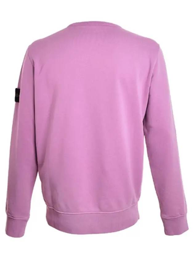 Men's Zipper Pocket Wappen Sweatshirt Pink - STONE ISLAND - BALAAN 4