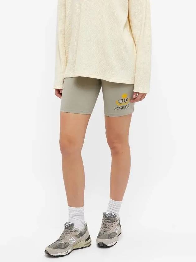 Women's Logo Printing Shorts Gray - SPORTY & RICH - BALAAN 7