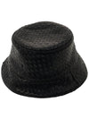 Intrecciato Leather Bucket Hat Black - BOTTEGA VENETA - BALAAN 11