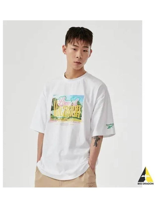 LOVE ALL SUMMER T Shirt White - REEBOK - BALAAN 1