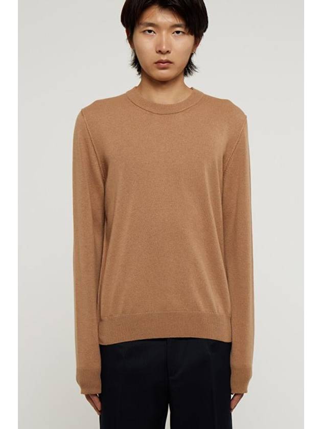 Crew Neck Cashmere Knit Top Brown - MAISON MARGIELA - BALAAN 4