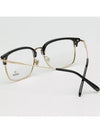 Glasses frame OM5026 001 classic low gold rim half horn rim - OMEGA - BALAAN 4