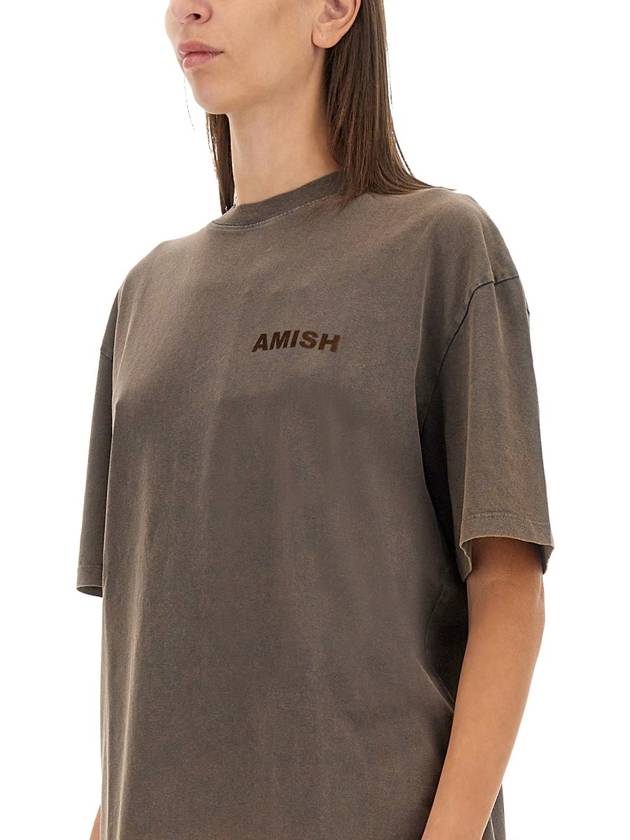 T-SHIRT WITH LOGO - AMISH - BALAAN 4