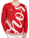 Golf Wear Knit HHM 2A AB51 RED - HORN GARMENT - BALAAN 5