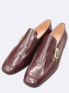 Smith Market Burgundy Loafers Women s Shoes - ROGER VIVIER - BALAAN 5