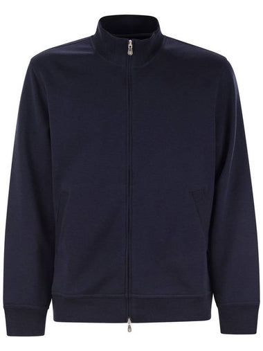 Double fleece topwear in cotton, cashmere and silk - BRUNELLO CUCINELLI - BALAAN 1