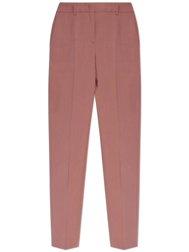 PS Paul Smith Wool Trousers With Pleats, Women's, Pink - PAUL SMITH - BALAAN 1