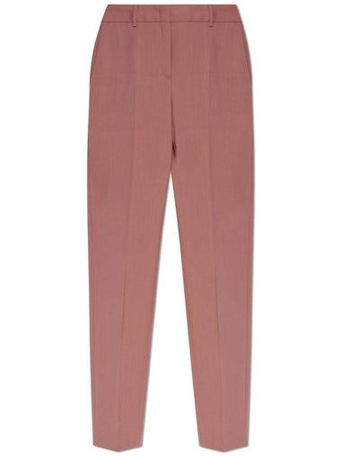 PS Paul Smith Wool Trousers With Pleats, Women's, Pink - PAUL SMITH - BALAAN 1