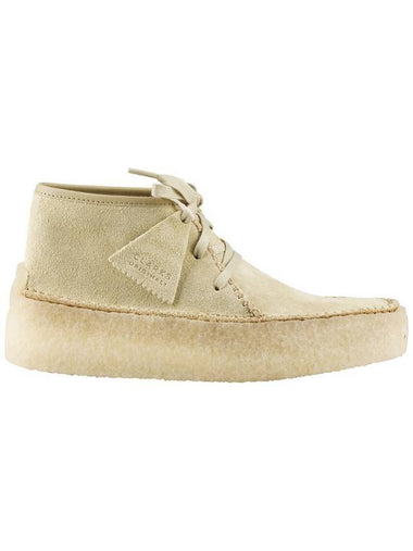 Originals Caravan Maple Suede Lace-Up Ankle Boots Ivory - CLARKS - BALAAN 1