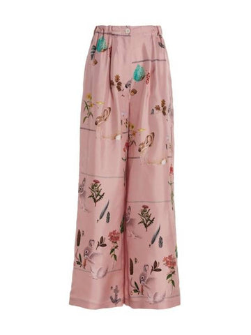 Straight Pants RWTRY0075611P2350 Pink - LANVIN - BALAAN 1